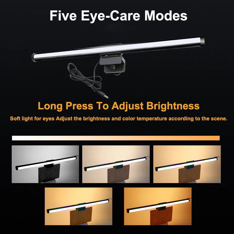 Computer Monitor Screen Light Bar LED Computer Monitor Light Bar Desk Lamp