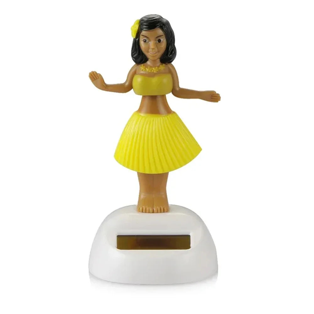 Car Ornament Solar Powered Dancing Car Dashboard Ornament Decoration