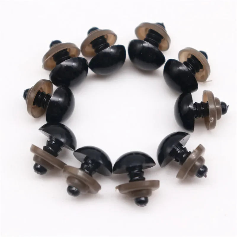 5-16mm Eyeball Doll Accessories Black Doll Making Safety Eyes Craft Supply