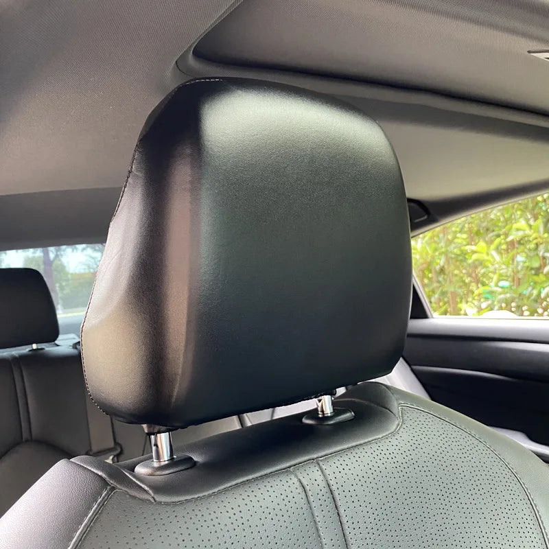 Universal Leather Car Headrest Cover Premium Quality Replacement Accessory
