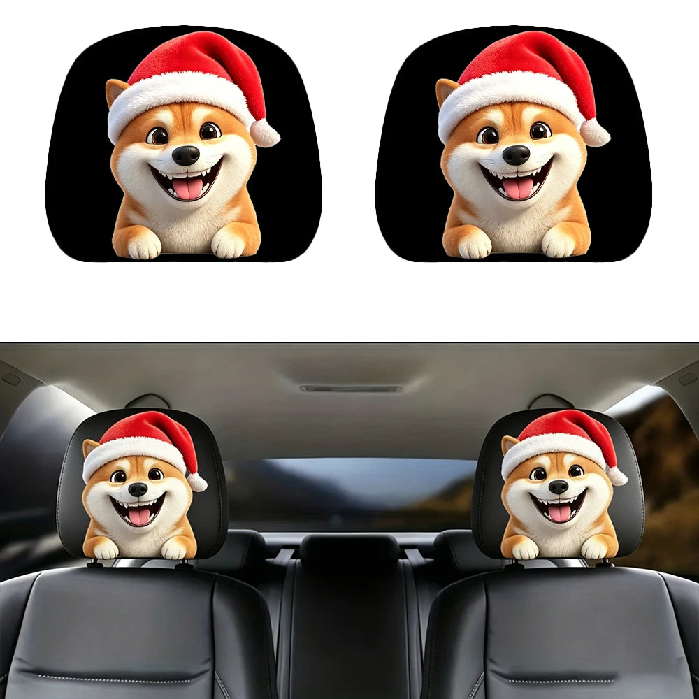 Car Headrest Funny Cover Accessories Car Dashboard Ornament Decoration