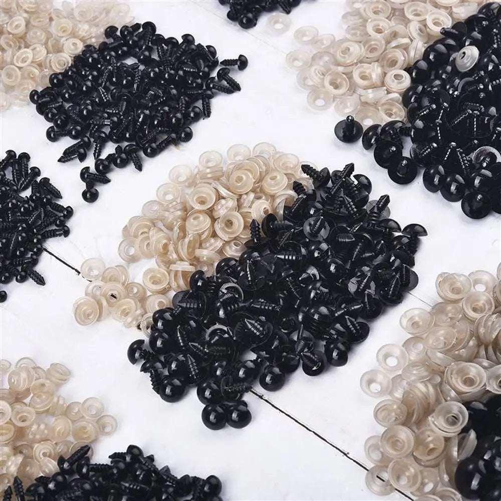 10mm Eyeball Doll Accessories Black Doll Making Safety Eyes Craft Supply