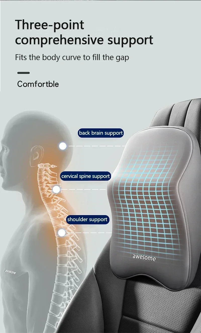 Car headrest neck pillow lumbar Premium Quality Replacement Accessory