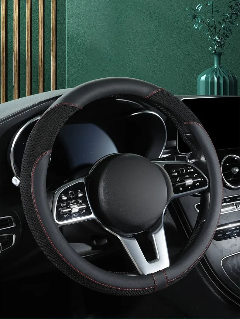 Car Steering Wheel Cover Premium Steering Wheel Cover Anti-Slip Comfort