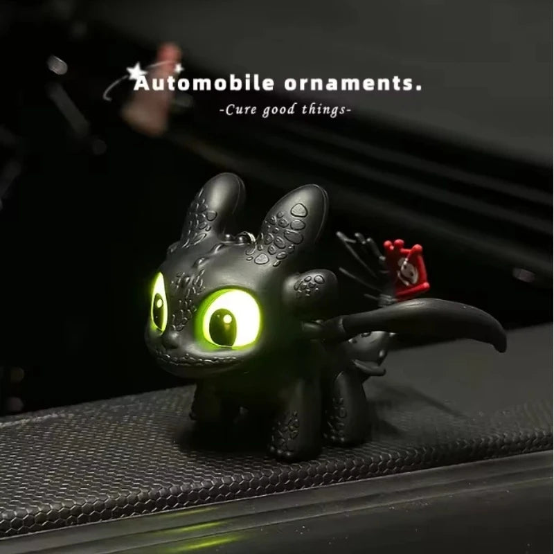 Genuine Cute Glowing Toothless Car Car Dashboard Ornament Decoration