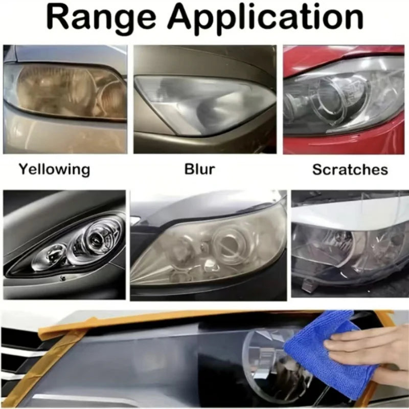Professional Car Headlight Restoration Yellowing Premium Quality Replacement Accessory