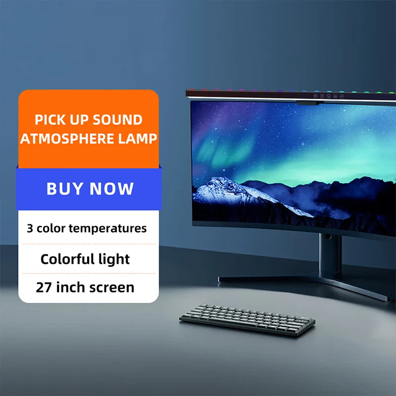Computer Monitor Light Bar RGB LED Computer Monitor Light Bar Desk Lamp