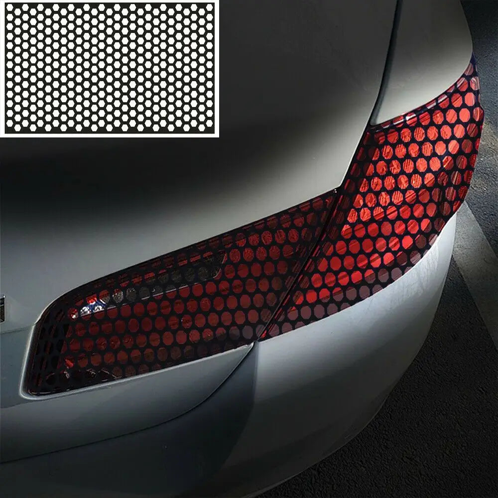 Car rear taillight sticker honeycomb Premium Quality Replacement Accessory