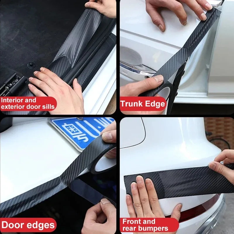 Nano Carbon Fiber Car Sticker Premium Quality Replacement Accessory