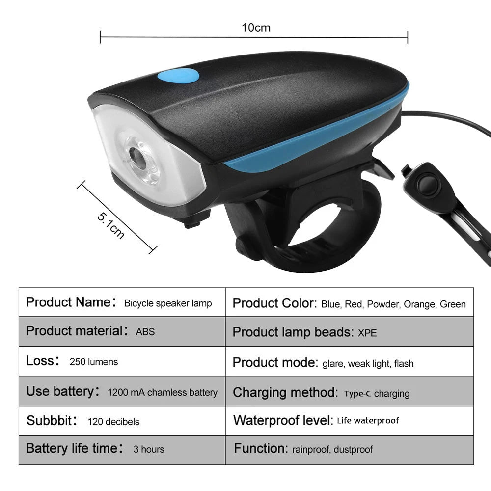 Bicycle LED Head Light with Premium Quality Replacement Accessory