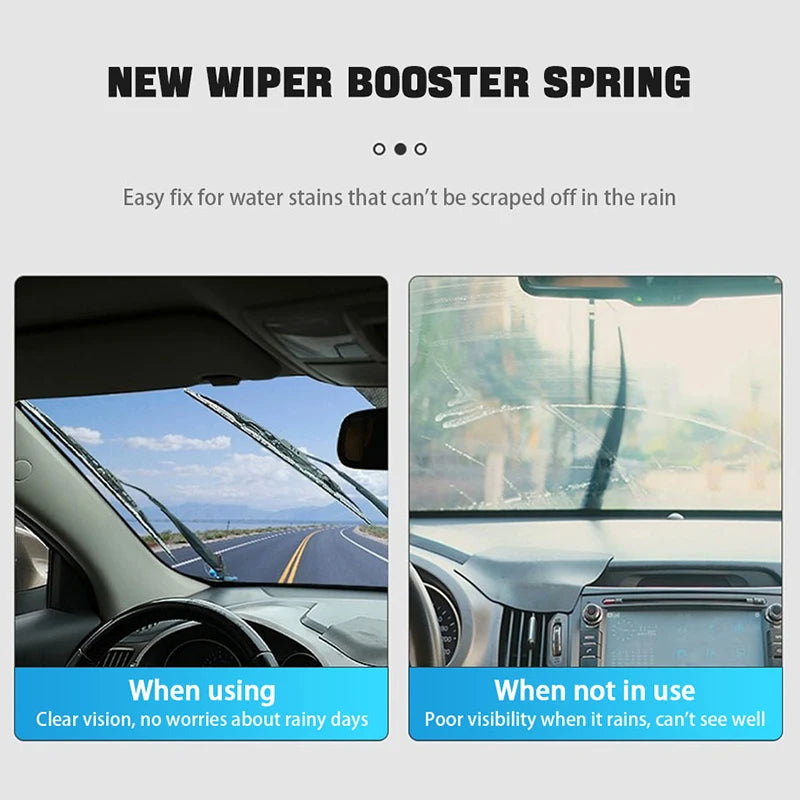 2 Pcs Universal Wiper Blade Premium Quality Replacement Accessory
