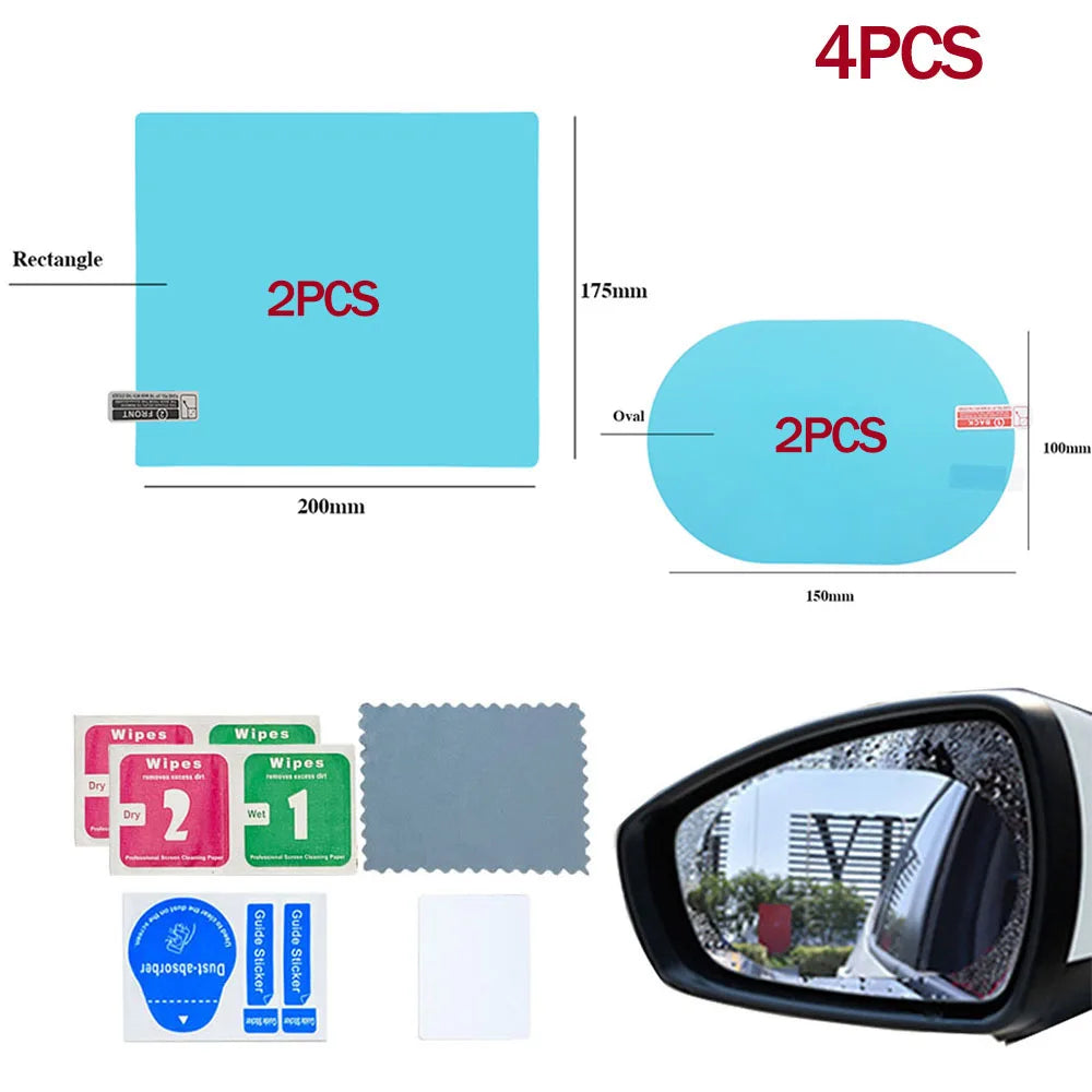 Car Rainproof Film 2 Auto Premium Quality Replacement Accessory