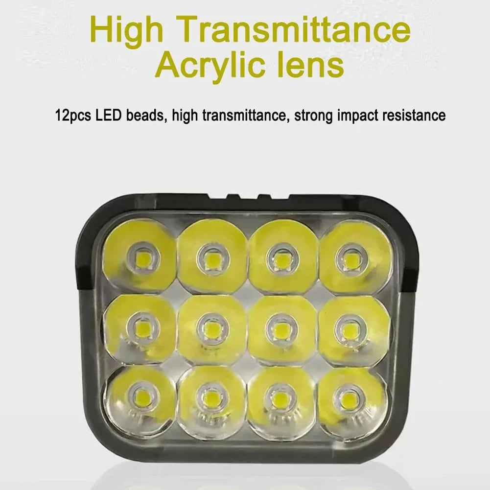12 LED Bicycle Front Light Premium Quality Replacement Accessory
