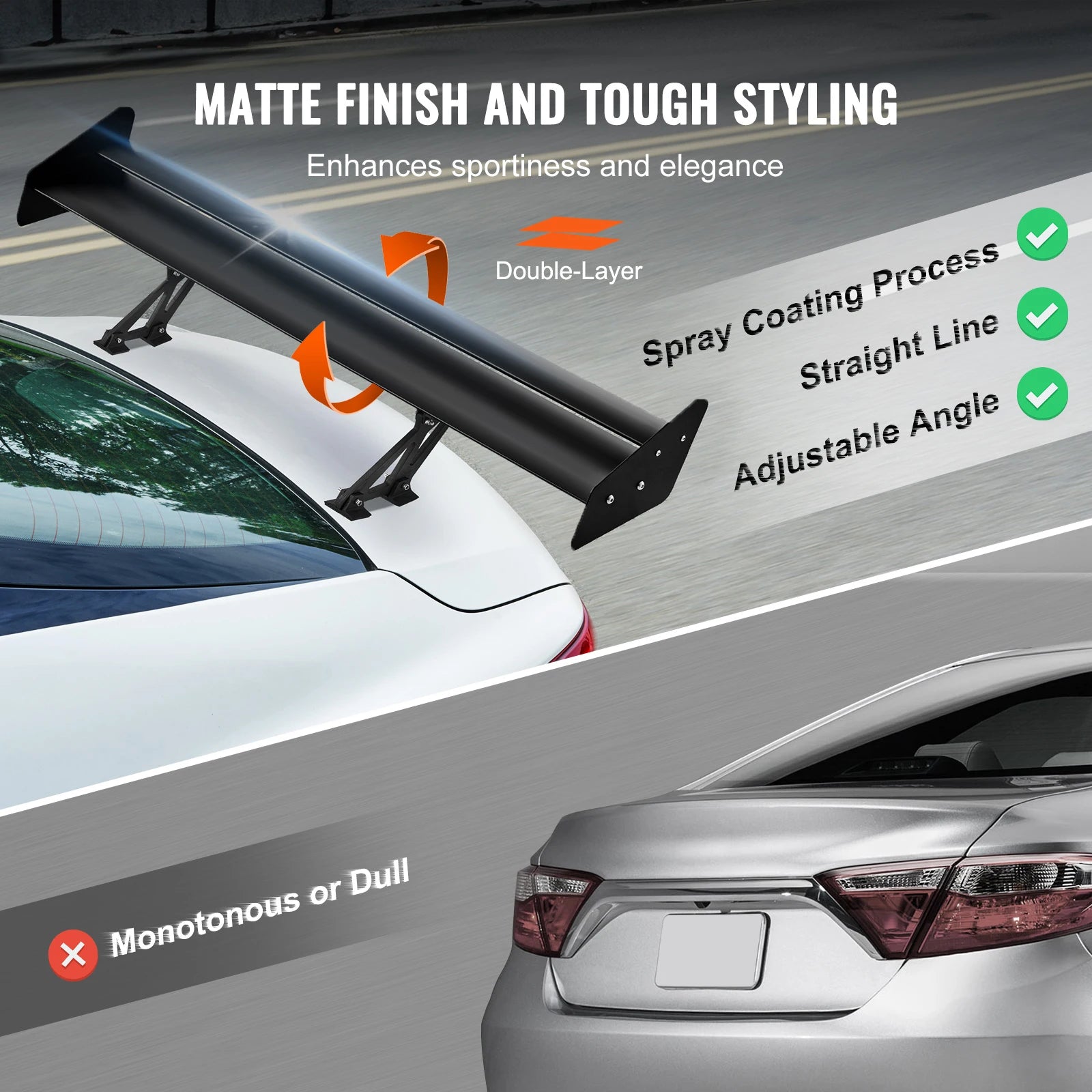 SucceBuy GT Wing Car Spoiler Premium Quality Replacement Accessory