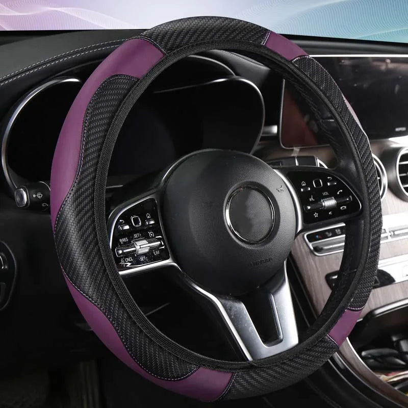 Car Steering Wheel Cover Breathable Steering Wheel Cover Anti-Slip Comfort