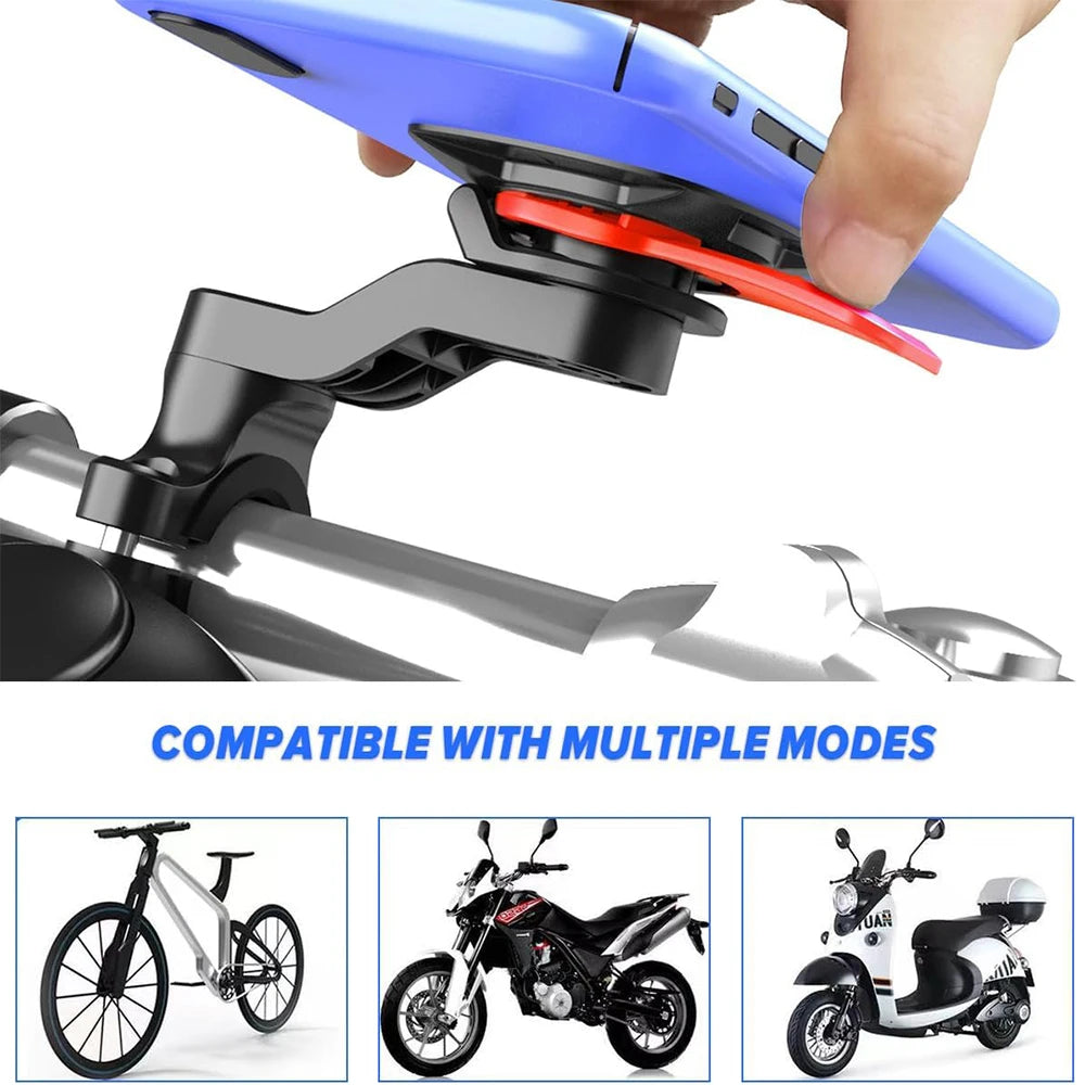 Motorcycle Phone Mount Anti-Shake Bike Premium Quality Replacement Accessory