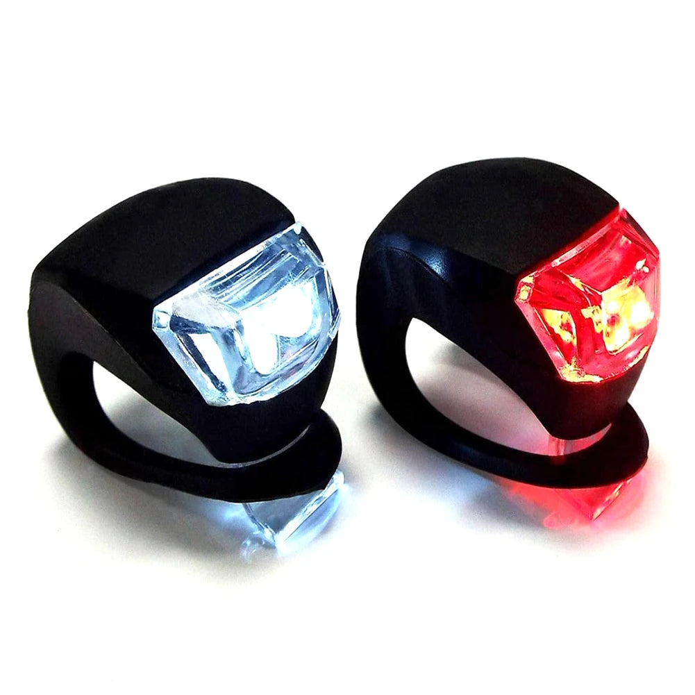 2-10pcs LED Silicone Bicycle Front Premium Quality Replacement Accessory