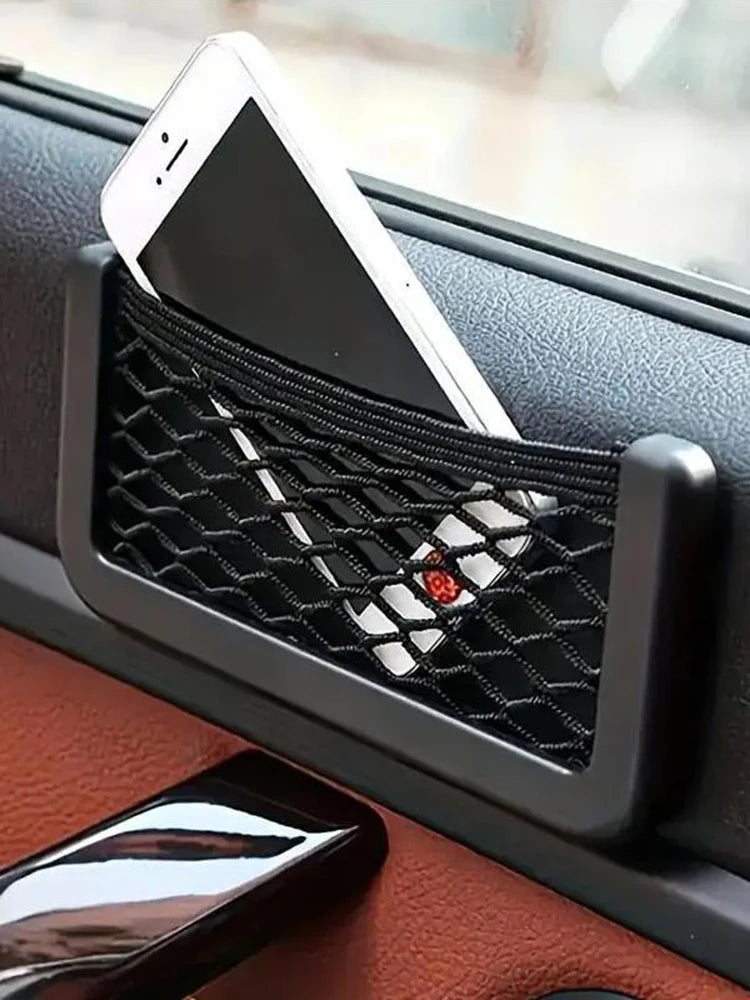 Car Storage Bag Nets Adhesive Premium Quality Replacement Accessory
