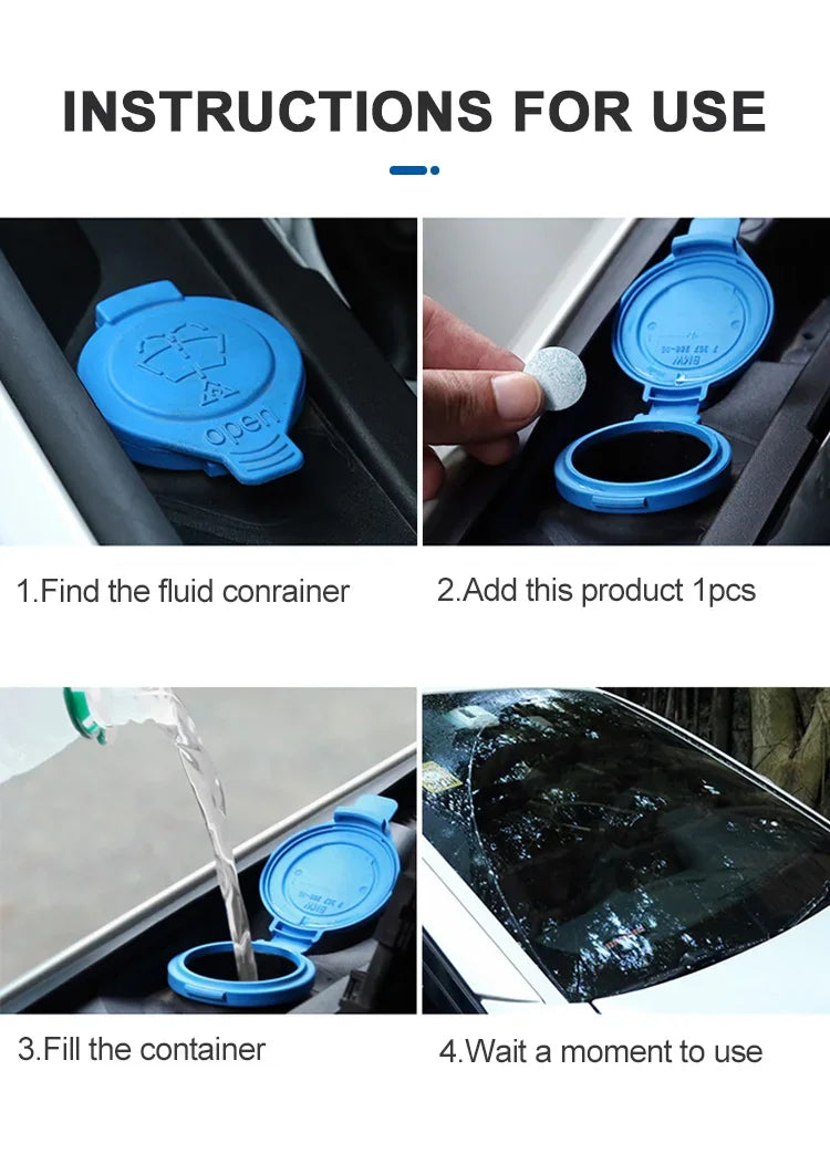 Car Windshield Washer Fluid Concentrated Premium Quality Replacement Accessory