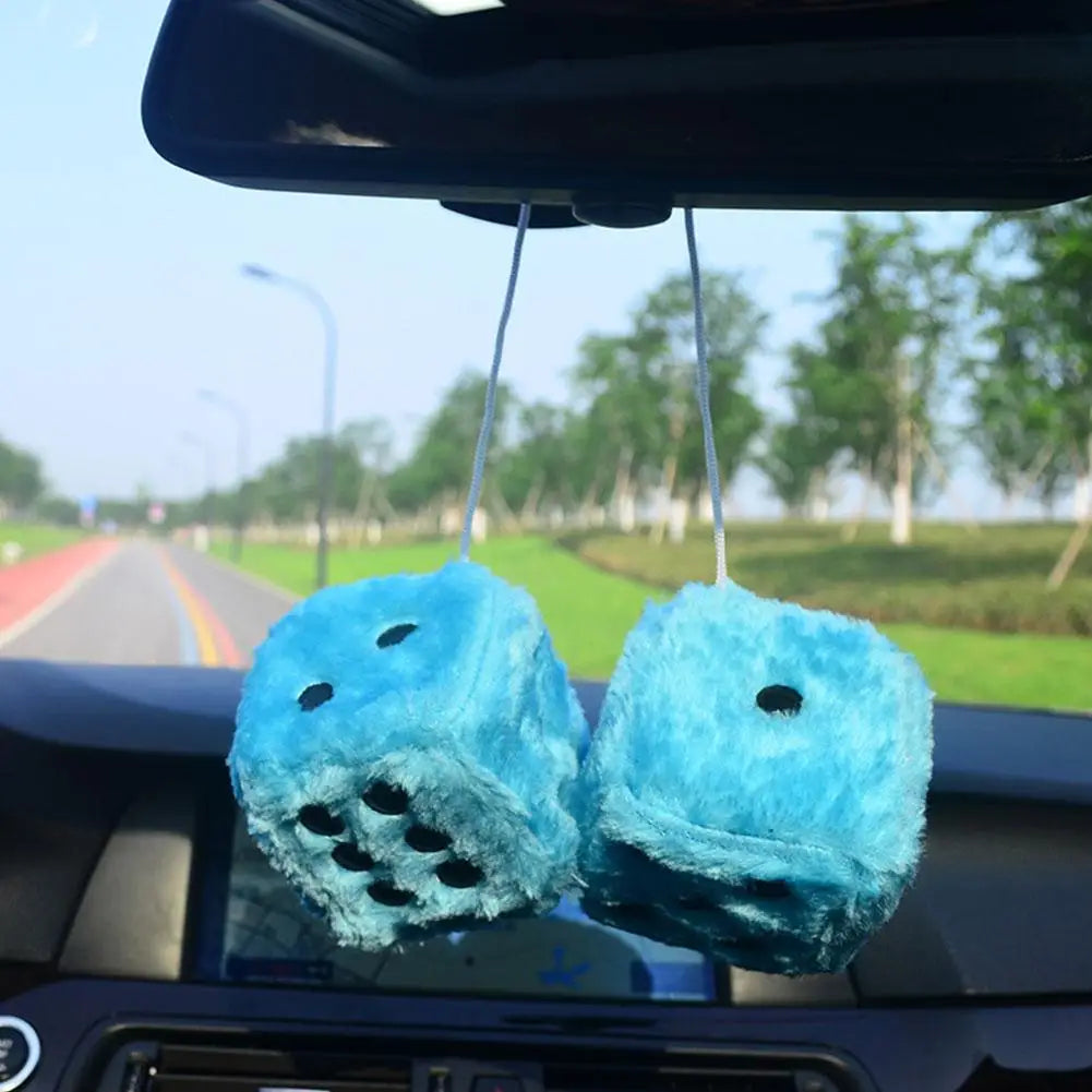 Big Long Hair Hot Stamping Car Dashboard Ornament Decoration
