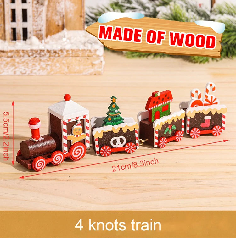 Christmas Train Merry Christmas Decorations For Home Ornament Xmas Navidad Noel Gifts Happy New Year 2026 Gifts