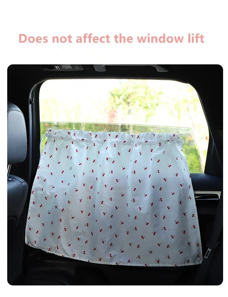 Suction Cup Curtain Shade Car Car Sun Shade UV Protector
