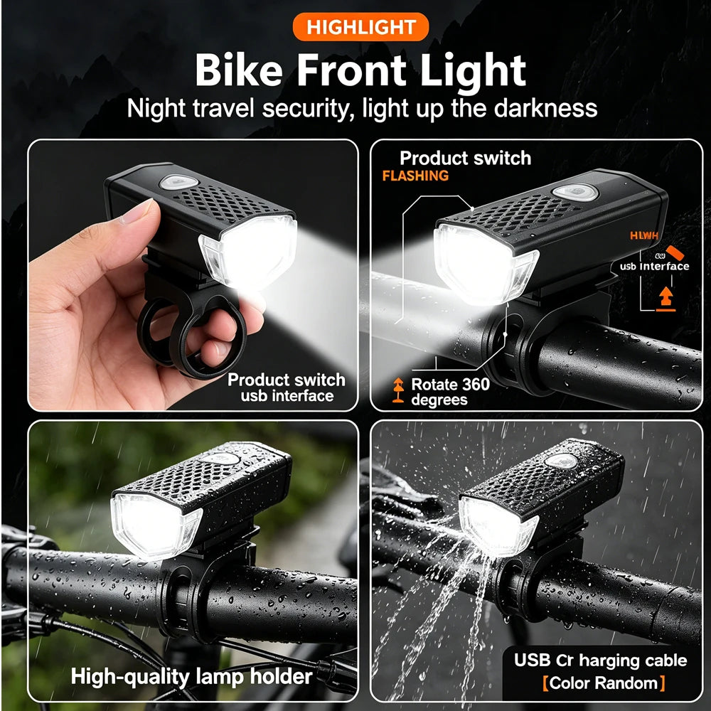 Ourdoor Bicycle Front Light Bright Premium Quality Replacement Accessory