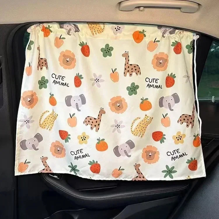 Suction Cup Curtain Shade Car Car Sun Shade UV Protector