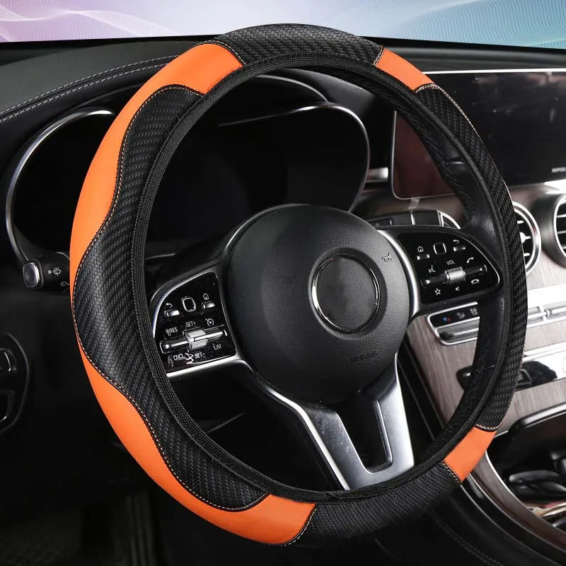 Car Steering Wheel Cover Breathable Steering Wheel Cover Anti-Slip Comfort