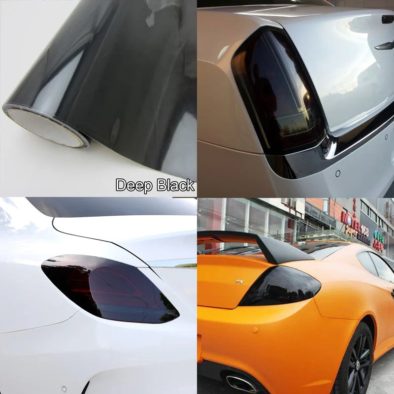 Smoke Matte Black Car Headlight Premium Quality Replacement Accessory