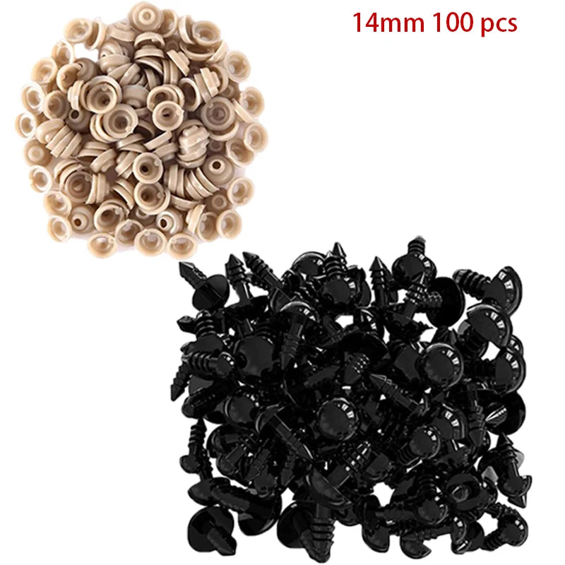 5/6//7/8/9/10/12/14/18/20mm Plastic Safety Eyes For Premium Quality Replacement Accessory