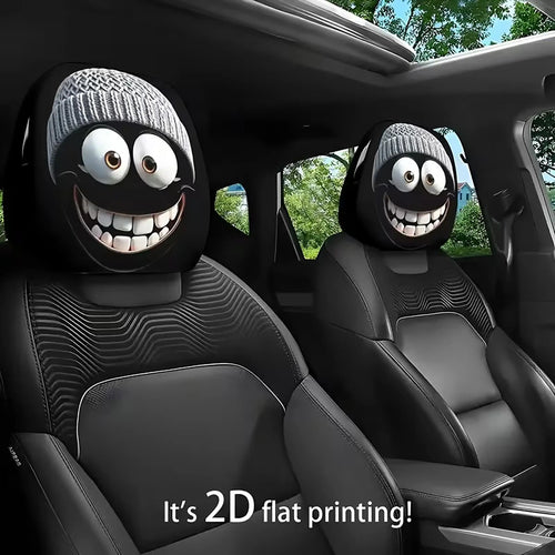 2 PCS Car Headrest Cover Premium Quality Replacement Accessory