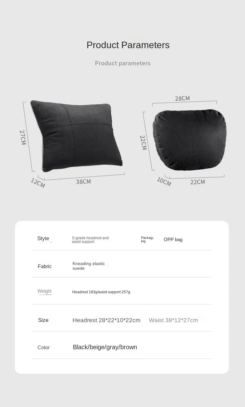 Car Headrest Neck Support Seat Premium Quality Replacement Accessory