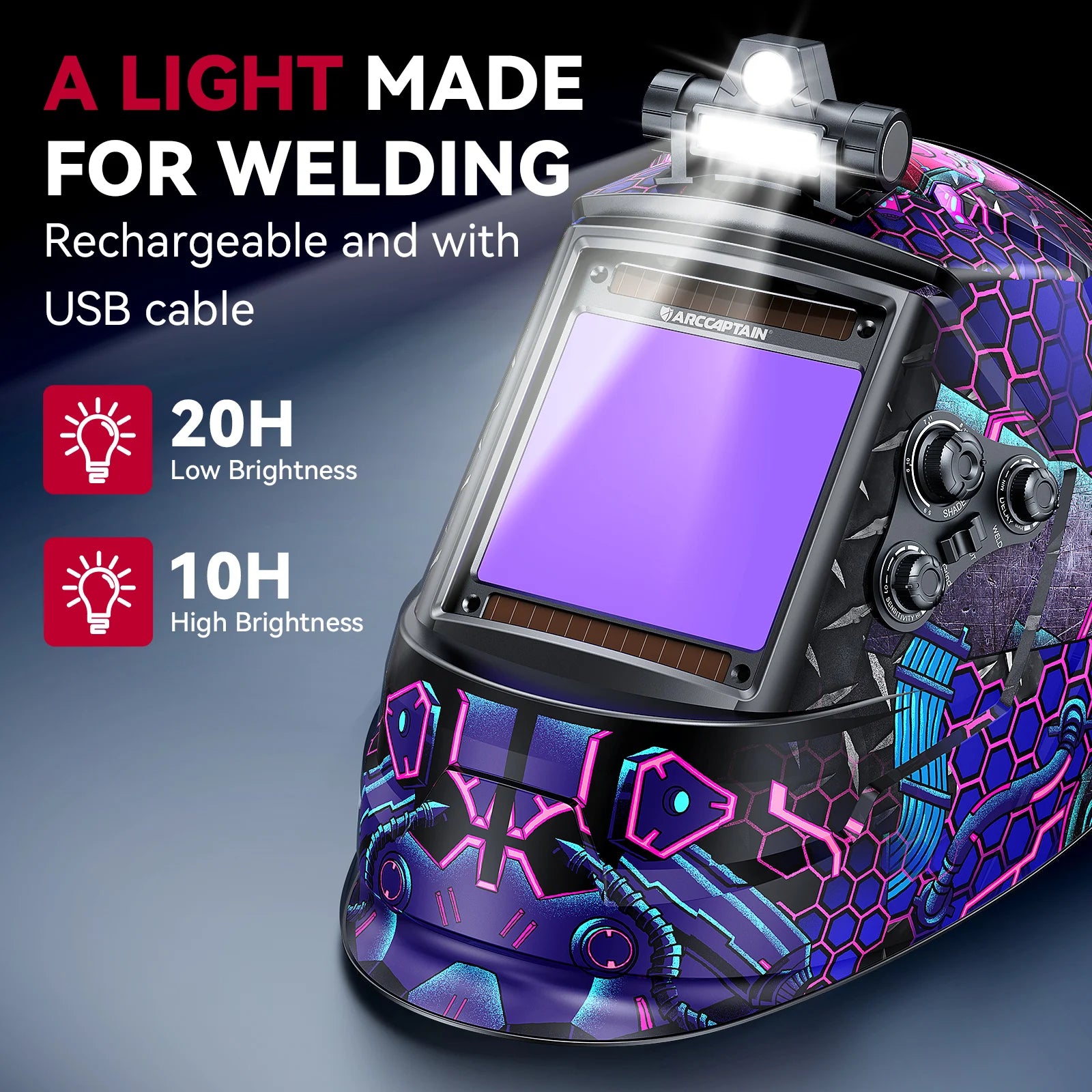 ARCCAPTAIN Welding Mask 4 Arc Premium Quality Replacement Accessory
