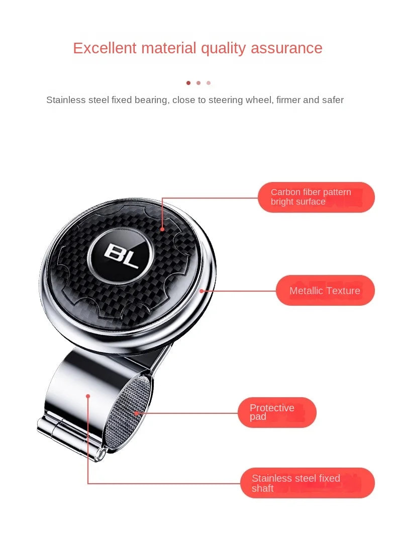 Car Steering Wheel Booster Ball Steering Wheel Cover Anti-Slip Comfort