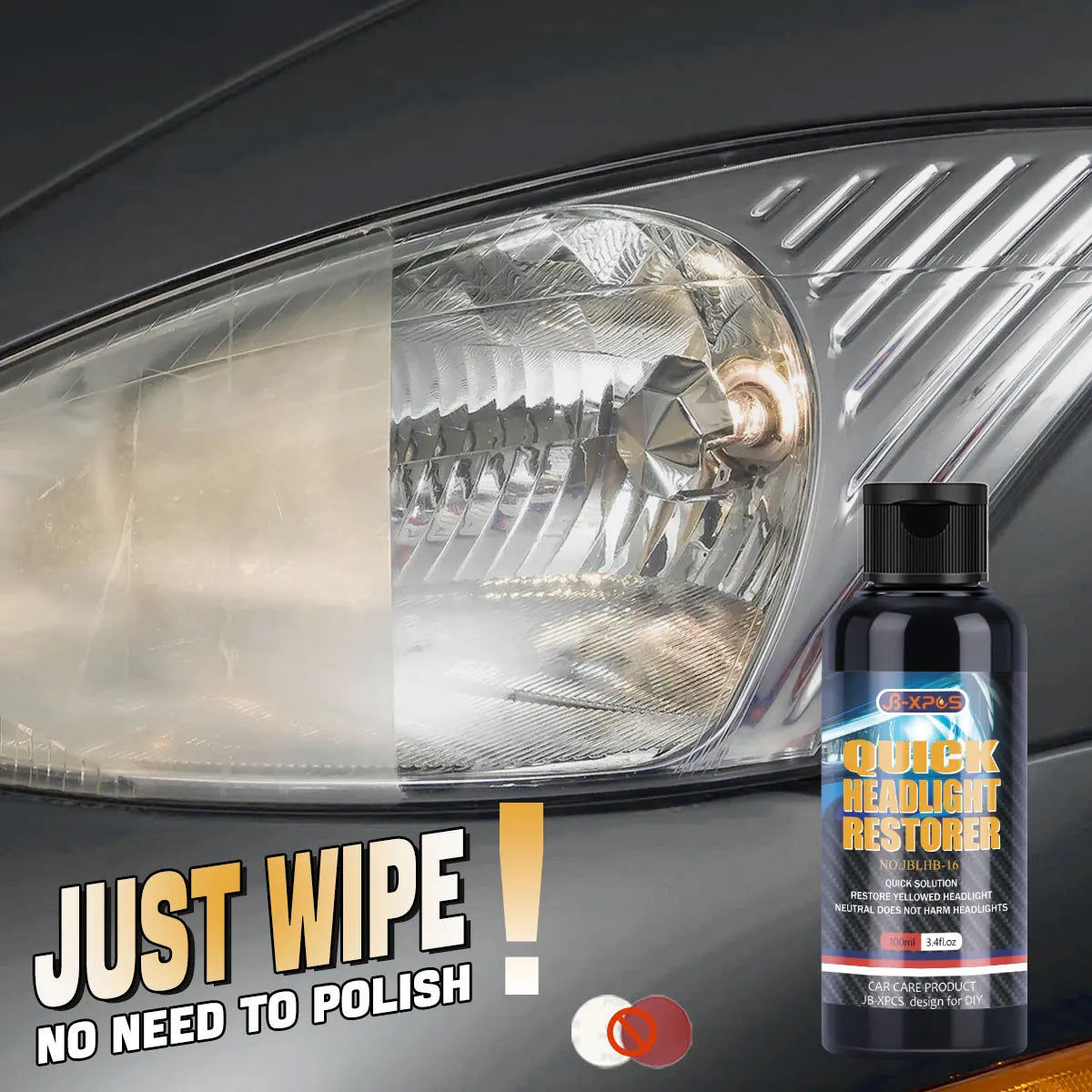 Car Headlight Restoration Polishing Kits Premium Quality Replacement Accessory