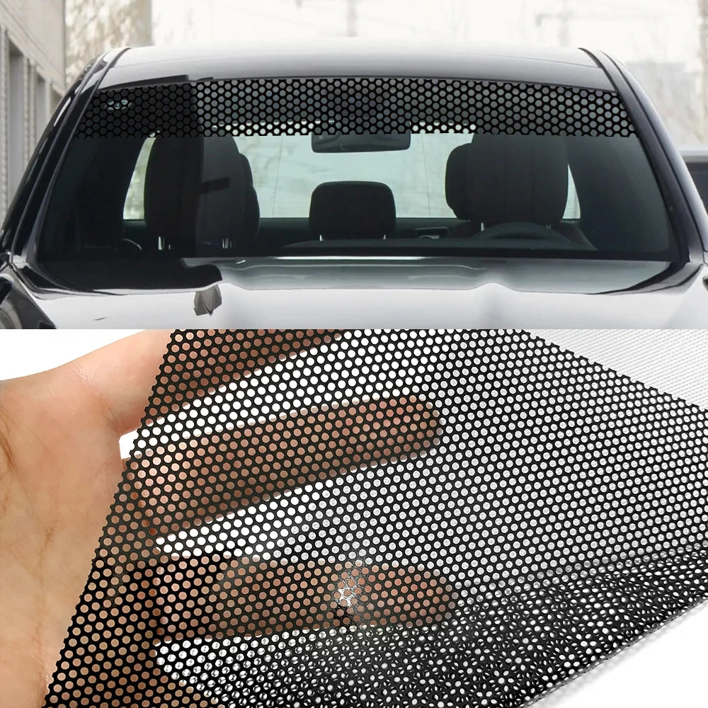 Car Sunshade Stickers Auto Front Car Sun Shade UV Protector