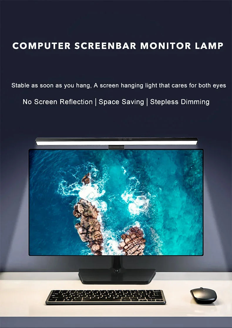 LED Monitor Light Bar 33cm LED Computer Monitor Light Bar Desk Lamp