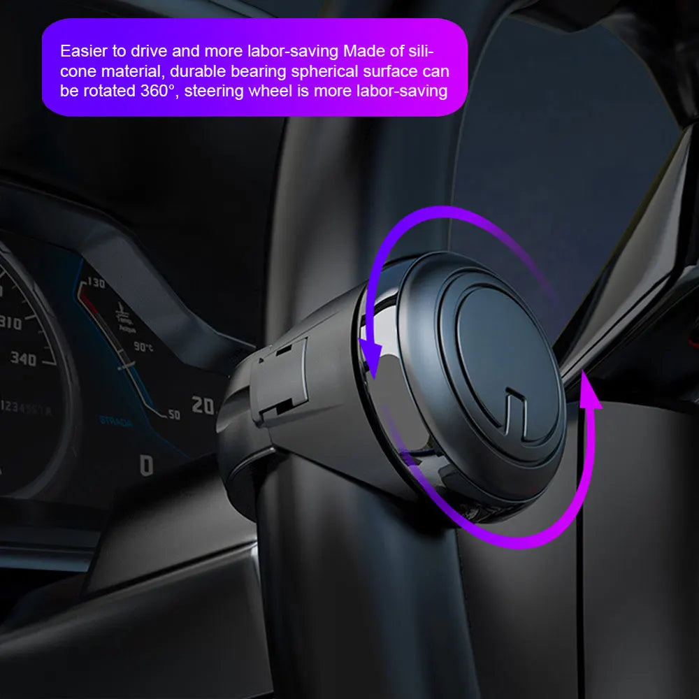 Car Steering Wheel Rotary Knob Steering Wheel Cover Anti-Slip Comfort