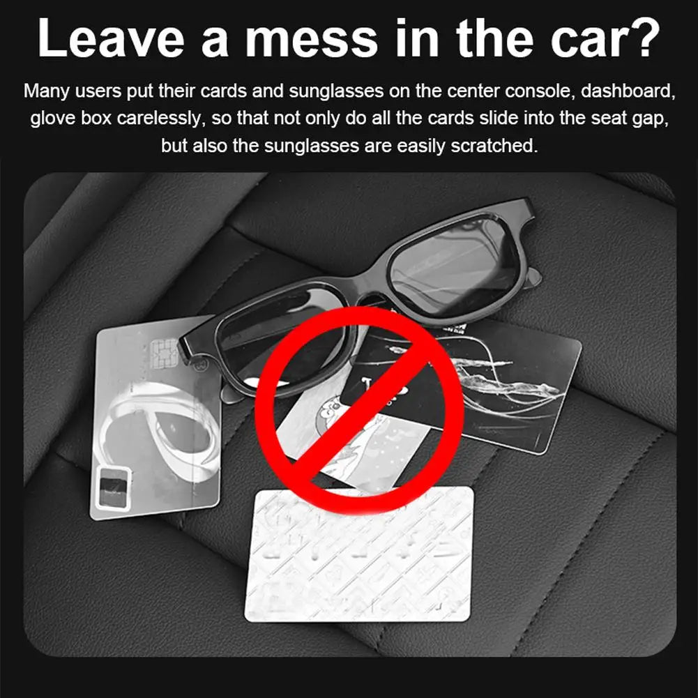 Car Sun Visor Organizer Multi-Pocket Car Sun Shade UV Protector