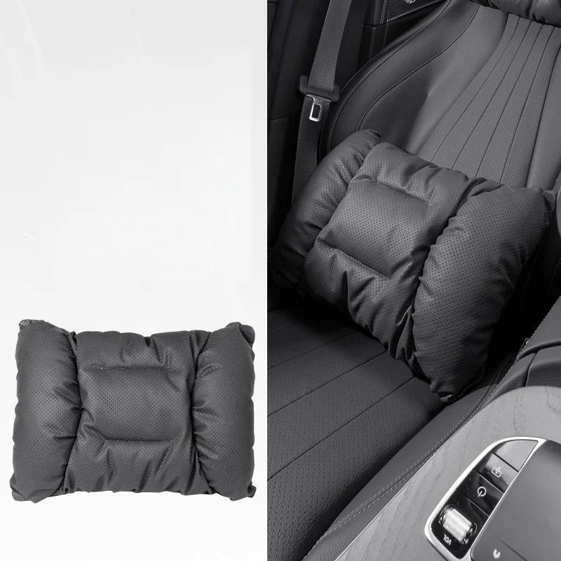 Memory Leather Car Headrest Neck Premium Quality Replacement Accessory