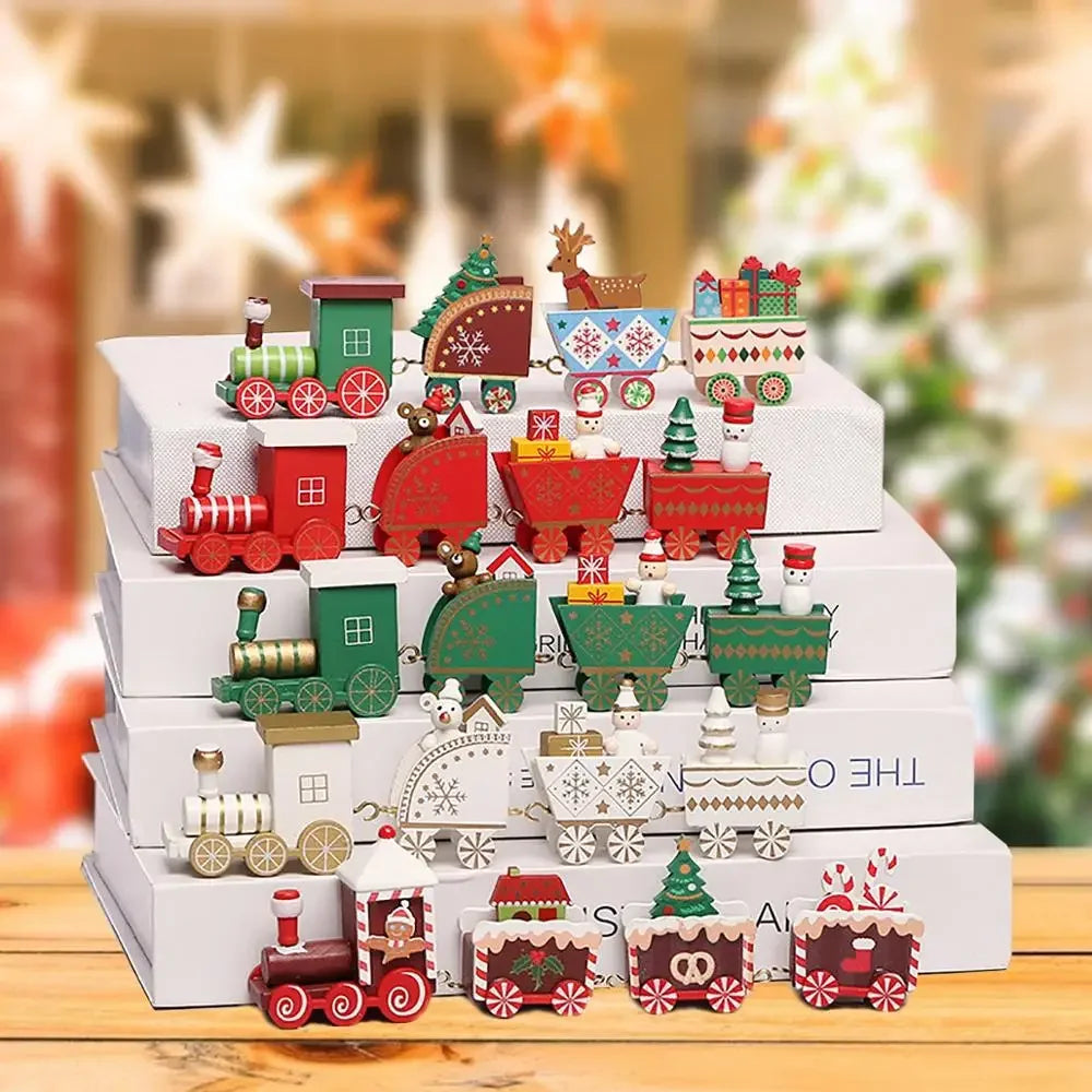 Christmas Train Merry Christmas Decorations For Home Ornament Xmas Navidad Noel Gifts Happy New Year 2026 Gifts