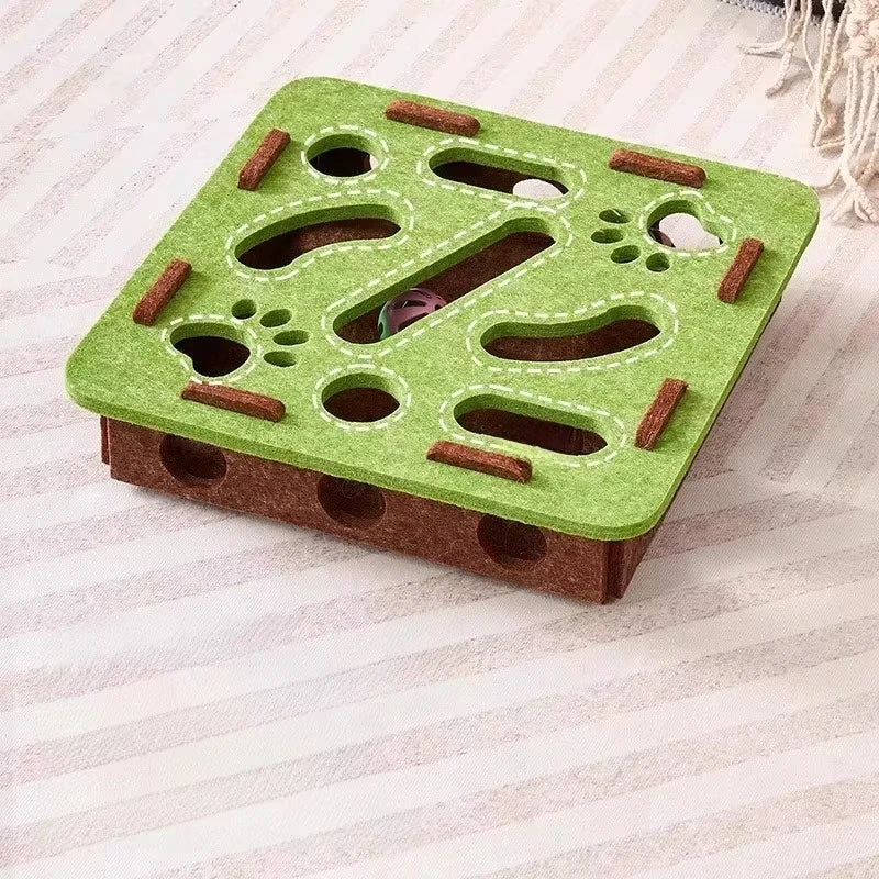 Cat Puzzle Toy Felt Box Premium Quality Replacement Accessory