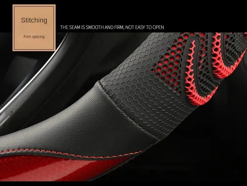 Three-dimensional Honeycomb Steering Wheel Cover Steering Wheel Cover Anti-Slip Comfort
