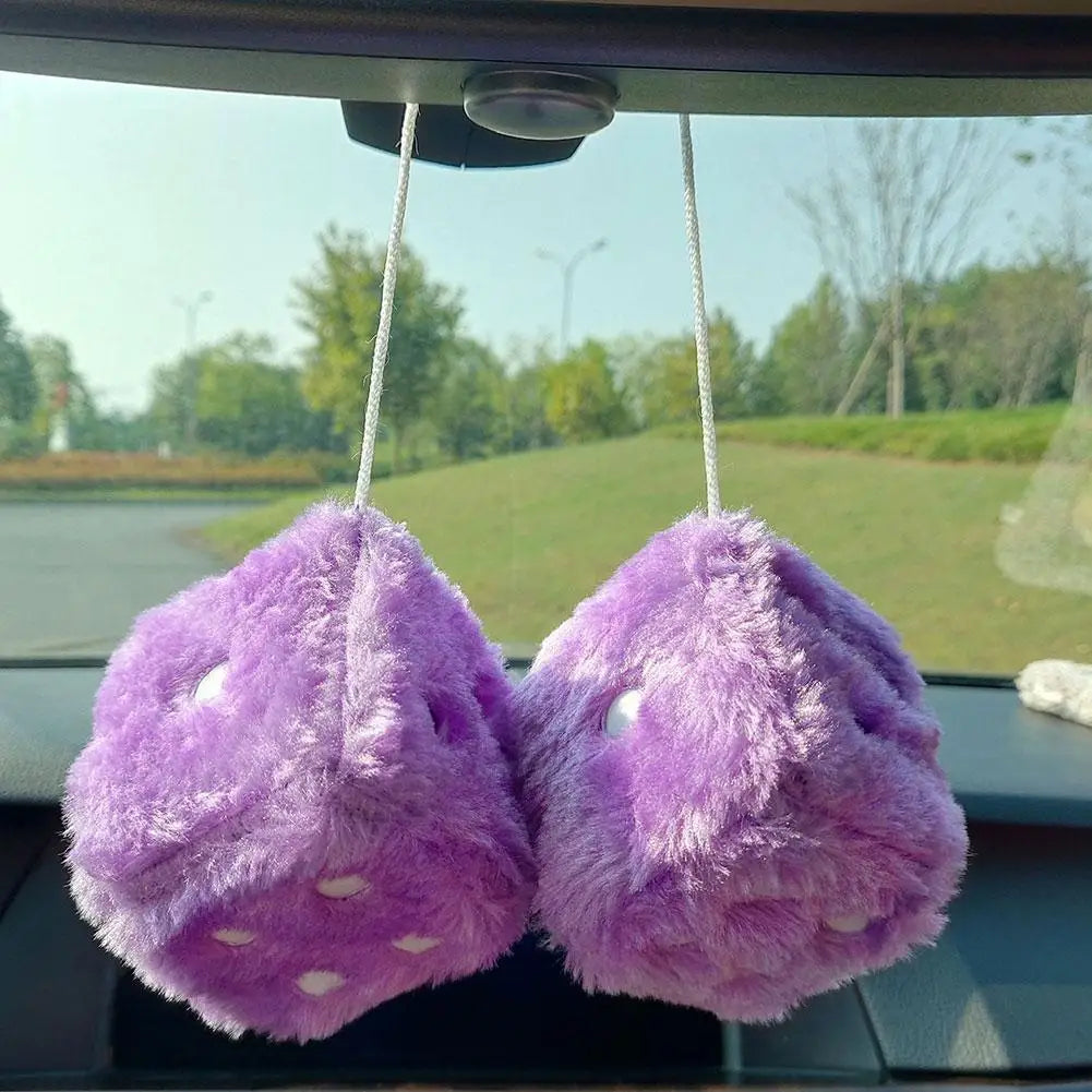 Big Long Hair Hot Stamping Car Dashboard Ornament Decoration