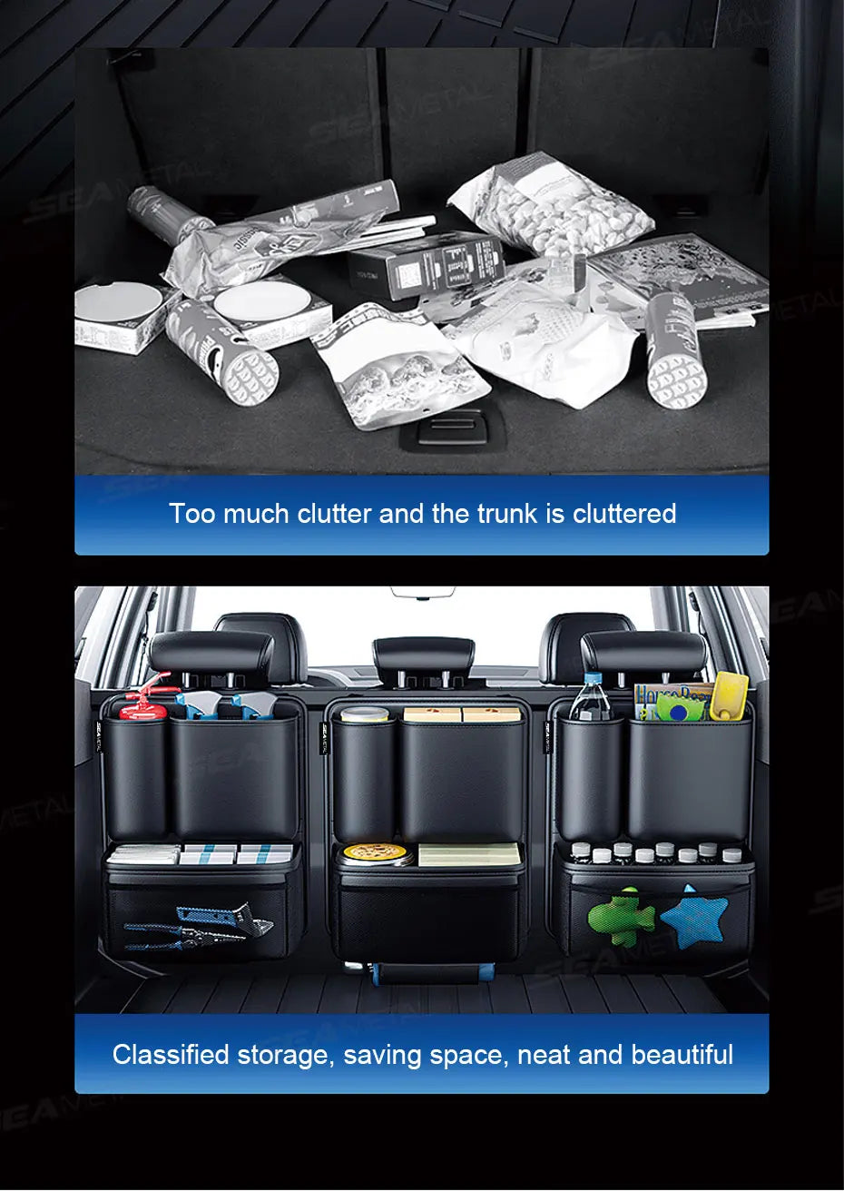 BLALION Car Trunk Leatherette Storage Premium Quality Replacement Accessory