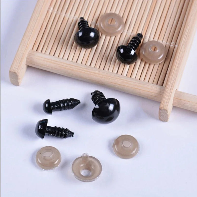 200Pcs 6-12mm Eyeball Doll Making Doll Making Safety Eyes Craft Supply