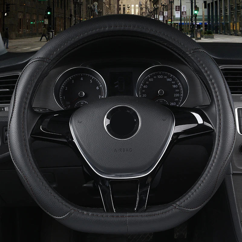 D Type Car Steering Wheel Steering Wheel Cover Anti-Slip Comfort