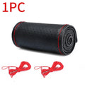 Genuine Leather Steering Wheel Cover Steering Wheel Cover Anti-Slip Comfort
