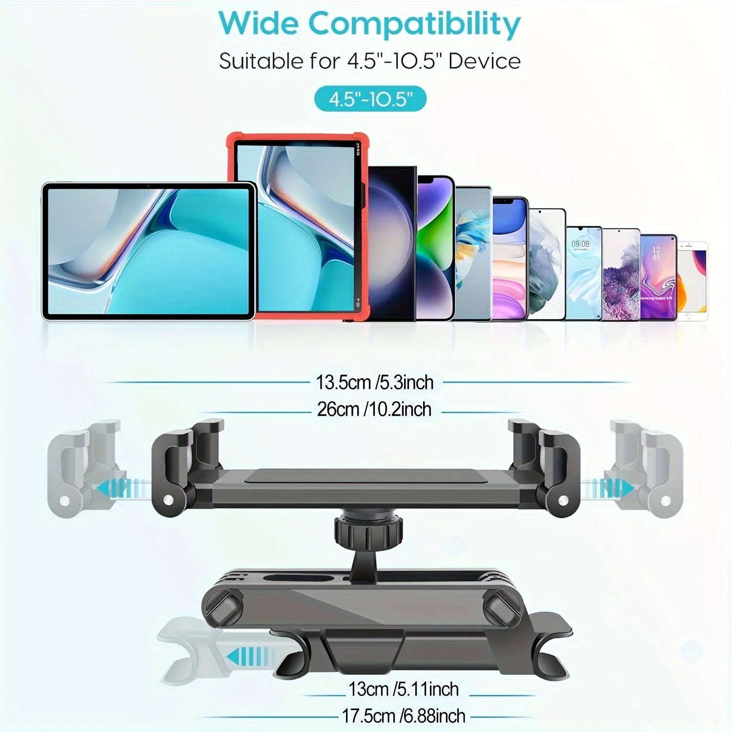 Universal Car Tablet Holder Back Premium Quality Replacement Accessory
